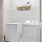 a closet with a washer and dryer